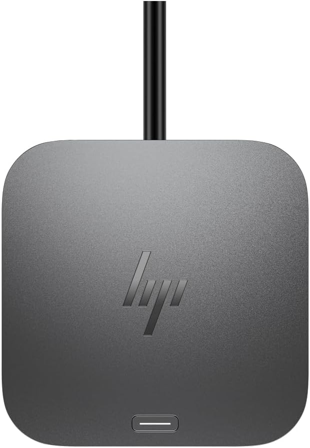 HP 180W G6 Thunderbolt 4 Ultra Dock Port Replicator Bundle w/DKZ Hub (Universal Thunderbolt/USB-C Docking Station, Single Cable for Charging, Data Transfers to Any Brand Laptop) 9X481UT#ABA