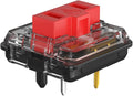 KAILH Official Store Low Profile Switch 1350 Chocolate Mechanical Keyboard Switch RGB SMD Clicky (30, Choc Red)