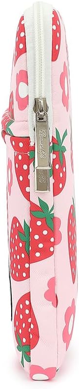Canvaslife Patten Laptop Sleeve 14 inch 14.0 inch Laptop case Bag (Strawberry)