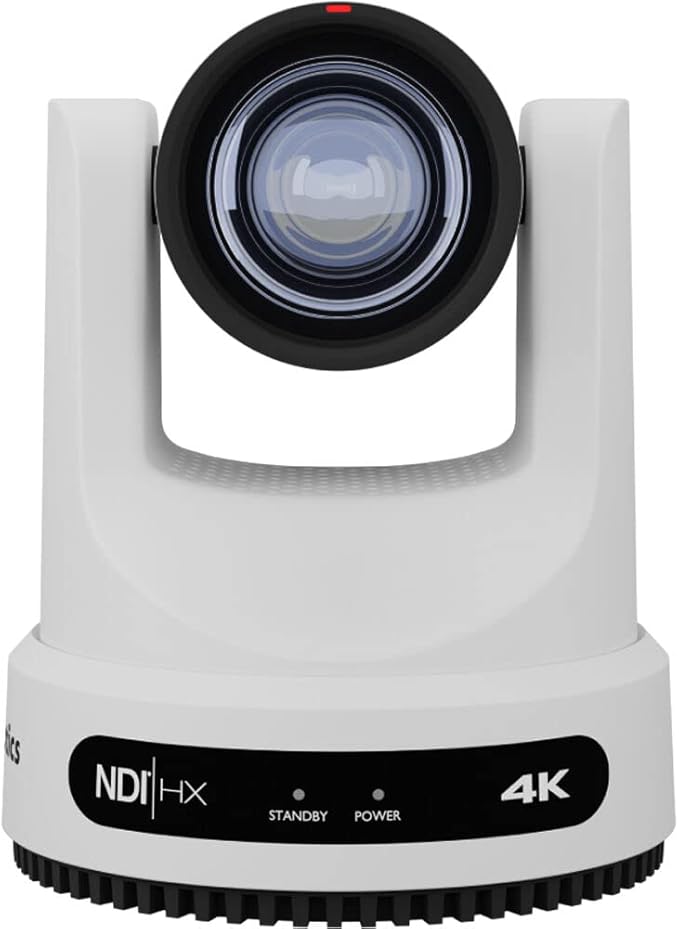 PTZOptics Move 4K SDI/HDMI/USB/IP PTZ Camera with 12x Optical Zoom (White) (PT12X-4K-WH-G3)