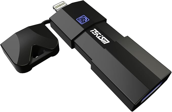 MFi Certified 128GB Photo Stick for iPhone Flash Drive,USB Memory Stick Thumb Drives High Speed USB Stick External Storage Compatible with iPhone/iPad/iPod/PC