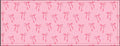 Large Gaming Mouse Pad 31.5 x 11.8in Desk Mat for Office Mousepad Anti-Skid Rubber Base Soft Comfortable and Durable Desk Pad (Pink Bow)