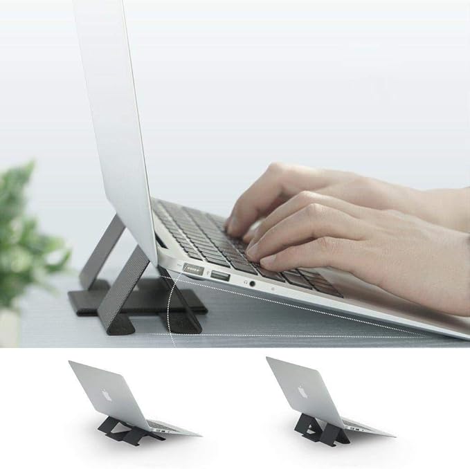 Ringke Folding Stand 2 Lightweight Cooling Anti-Slip Universal Foldable Portable Tablet Laptop Stand - Gray