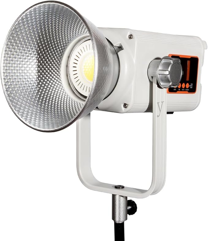 300W Bi-Color LED Spotlight-2700K-6500K Adjustable CRI 96,DMX/App Control,Led Video Light Bowens Mount for Photography/Videography/YouTube/TikTok Content Creation & Live Streaming (White)
