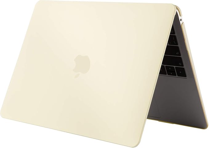 Se7enline Compatible with MacBook Pro 13 inch 2024/2023/2022/2021/2020 Hard Laptop Cover for MacBook Pro 13-inch Model M1/M2 A2338/A2251/A2289 with Touch Bar with Keyboard Skin, Mellow Yellow