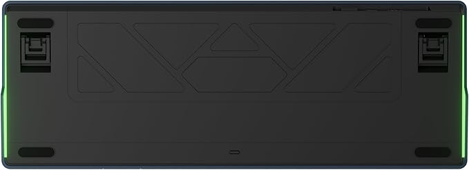 Ducky OK-M - 98% Wireless Mechanical Gaming Keyboard : Gasket-Mount Design, Hot-Swappable Switches, Five-Layer Acoustic Dampening, RGB, USB-C, 2.4Ghz, Bluetooth, Wine Red Switch