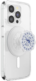 PopSockets Phone Grip for MagSafe, Magnetic Holder, Phone Stand, Cute - Peacock Saucer
