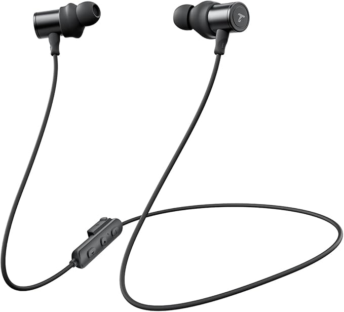 Truefree Wireless Earbuds, HD-100 Bluetooth 6.0 Sport Earphones, Magnetic Wireless Headphones, 11mm Driver Spatial Audio, IP67 Waterproof, 20H Playtime, AI Enhanced Calls, App Control, Dual Connection