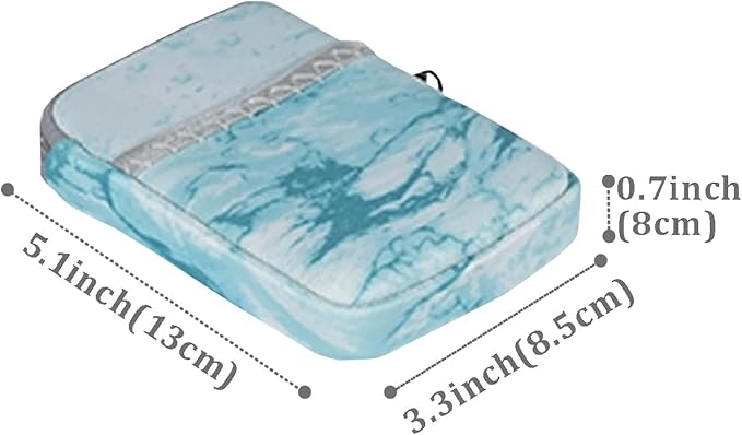External Hard Drive Portable Carrying Case Waterproof Shockproof 2.5 inch Hard Drive Storage Carrying Bag for Seagate/WD/Toshiba/Maxone External Hard Drive(2-Pack) (Black + Marble Green)