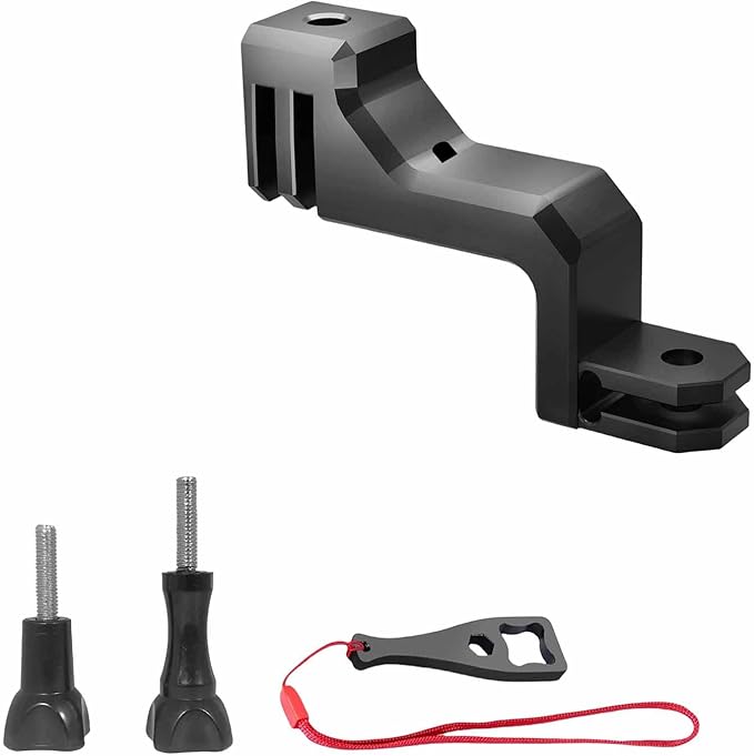 Aluminum Vertical Mount for Gopro, 90 Degree Direction Adapter Elbow Mount Compatible with GoPro Hero 13 12 11 10 9 Black Action Cameras