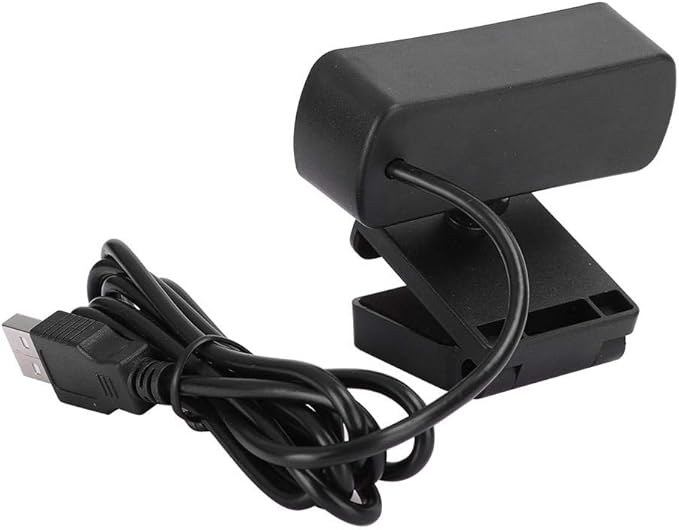 PUSOKEI 4K USB Webcam with Microphone, 360 Rotation, AutoFocus for Zoom/Skype/, Recording, Conferencing