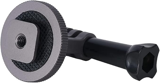 NICEYRIG Hot Shoe Mount Adapter for GoPro Hero 10/9/8/7/6/5, DJI Osmo Action, AKASO Brave 8/7/6 Applicable for Tripod Selfie Stick Monopod and DSLR Camera - 434