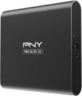PNY Pro Elite V2 1TB USB 3.2 Gen 2x1 Type-C Portable Solid State Drive (SSD) – (PSD0CS2160-1TB-RB)