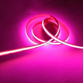 528Led/m COB Flexible LED Strip Light 16.4FT DC12V/24V Bendable Tape (Pink, 24V)