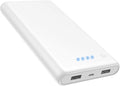Portable Charger Power Bank 25,800mAh,5V/3A USB C in&Out Fast Phone Charging with Intelligent Smart IC,3 USB Port External Cell Phone Battery Pack Compatible with iPhone 17 16 15,Galaxy,Android-White