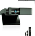 4K Webcam - 1/2.55" Sensor, Dual Autofocus, Digital Microphone, Metal Unibody Sculpted Mini Web Cam for Laptop/PC/Mac, Plug & Play, Privacy Cover, Remote, Streaming Camera for Live Meeting (Black)