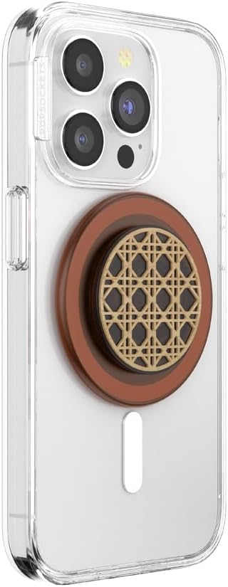 PopSockets Phone Grip for MagSafe, Magnetic Holder, Phone Stand, Brown - Raising Cane
