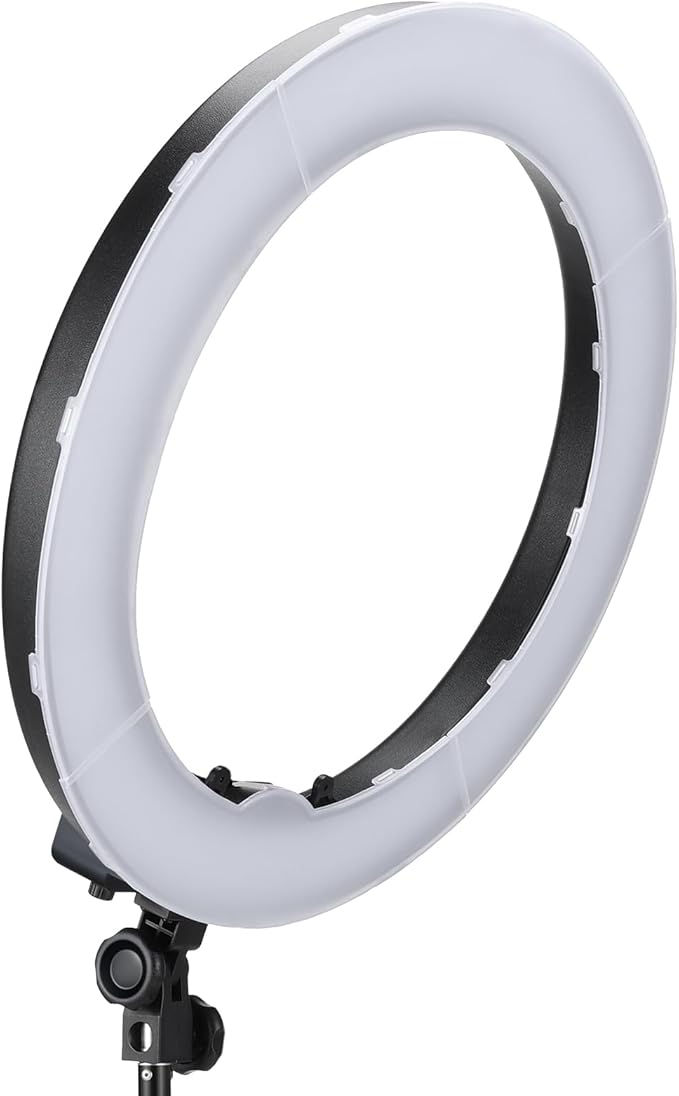 NEEWER 55W 18"/45cm Ring Light Kit [New Version], 5600K Dimmable LED Ringlight Tripod Stand Phone Holder for iPhone Selfie Makeup Lash Tattoo Studio Photo Video Recording Photography Lighting, RL-18