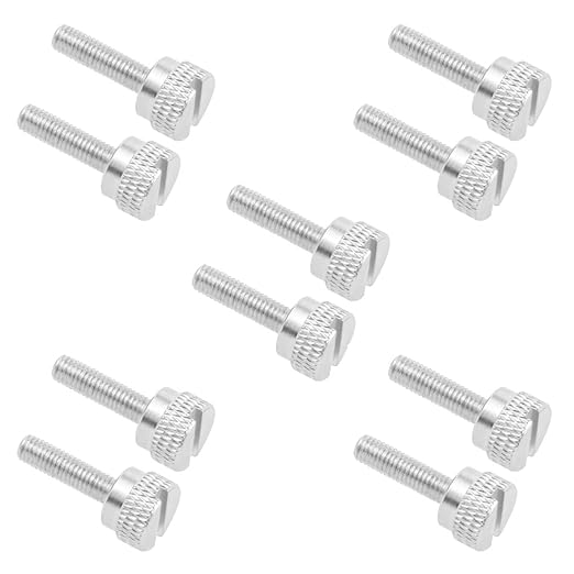 M5 Handle Thumb Screws Portable Stainless Mounting Adapter Compatible with GoPro Hero 9 Max 8 7 6 5 4 Action Cameras (5 Pairs)