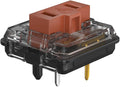 KAILH Official Store Low Profile Switch 1350 Chocolate Mechanical Keyboard Switch RGB SMD Clicky (30, Choc Brown)