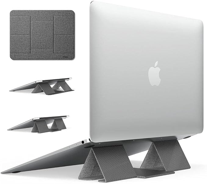 Ringke Folding Stand 2 Lightweight Cooling Anti-Slip Universal Foldable Portable Tablet Laptop Stand - Gray