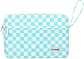canvaslife 13.3-inch Notebook Computer, Shockproof, Waterproof and Protective Travel Notebook Computer case, Suitable for 13-13.3-inch Notebook Computer Cases (Ice Blue Checker)