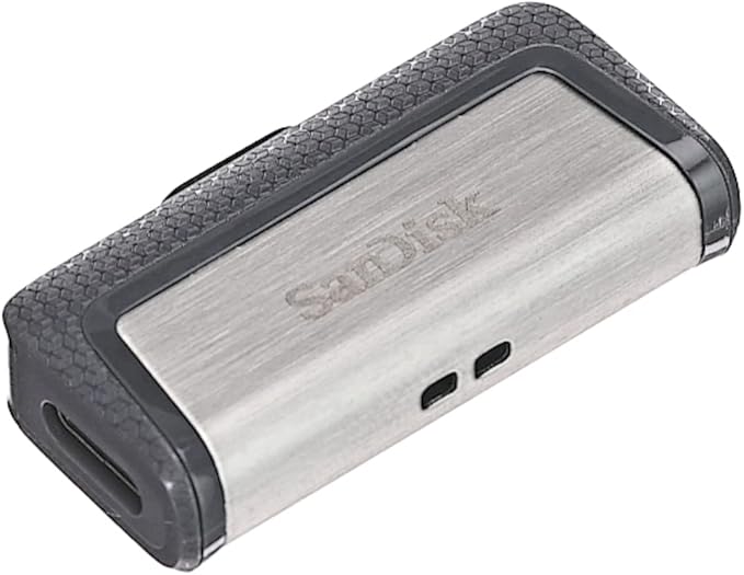 SanDisk 64GB Ultra Dual Drive USB Type-C - USB-C, USB 3.1 - SDDDC2-064G-G46, Grey/Silver (Pack of 3)