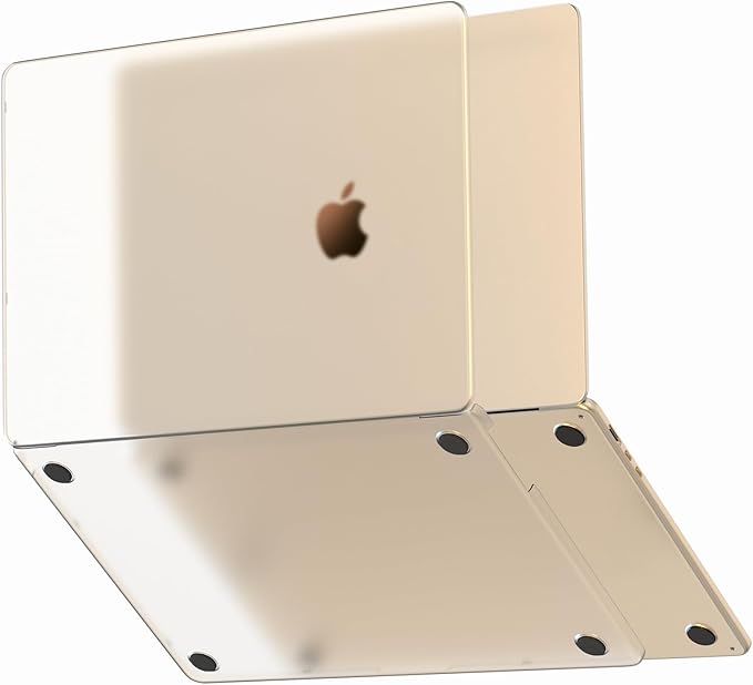 Soonjet Matte Case for MacBook Air 13/13.6-inch (M5/M4/M3/M2, 2022–2026 A3449 A3240 A3113 A2681), Lightweight | Scratch & Fingerprint Resistant | Closes Seamlessly | Ideal for Work, Travel & Study