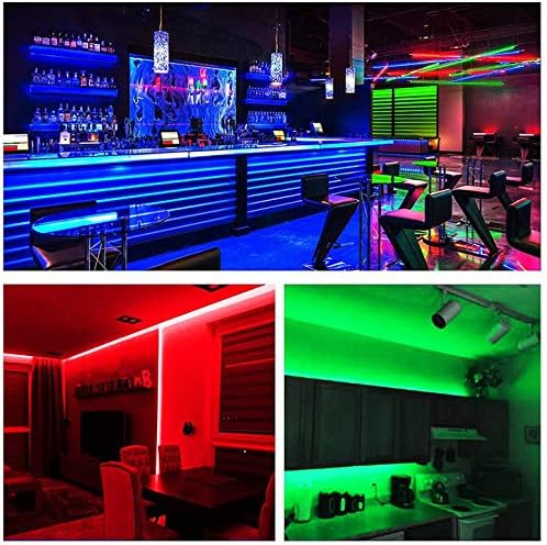 DAYBETTER Led Lights Color Changing Led Strip Lights with Remote Controller 60 ft, 2 Rolls of 30 ft Led Lighting for Bedroom, Home Decoration