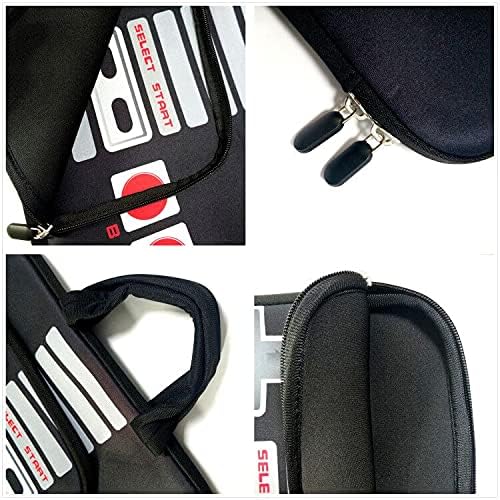 11 11.6 12 12.1 12.5 inches Laptop Sleeve Chromebook Case Ultrabook Case Notebook Sleeve PC Messenger Bag Tablet Case Neoprene Handle Sleeve for Men Women, Two Pockets (Games)