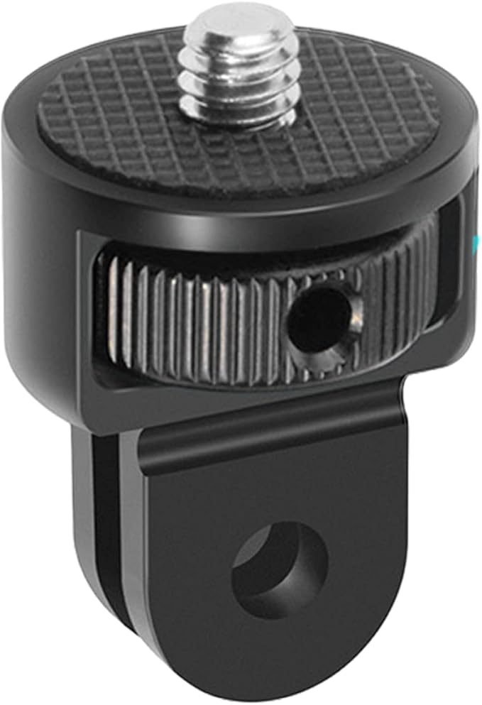 Camera Tripod Mount for Gopro Adapter, 360° Adjustment 1/4-20 Screw Conversion Adapter for GoPro Hero12, Insta360 ACE Pro ONE X4 X3, X2, Go 2, Xiaomi Yi and DJI OSMO Other Action Cameras