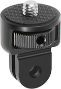 Camera Tripod Mount for Gopro Adapter, 360° Adjustment 1/4-20 Screw Conversion Adapter for GoPro Hero12, Insta360 ACE Pro ONE X4 X3, X2, Go 2, Xiaomi Yi and DJI OSMO Other Action Cameras