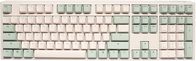 Ducky One 3 Matcha Hotswap Double Shot PBT Quack Mechanical Keyboard (Cherry MX Blue)