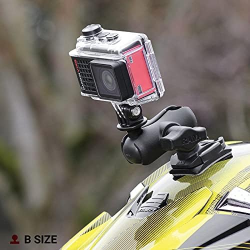 RAM MOUNTS B Size 1" Ball Adapter for GoPro Mounting Bases, Action Camera Adapter RAP-B-202U-GOP2