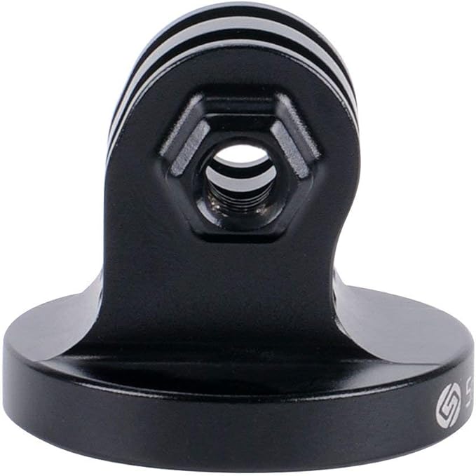 Smatree Aluminum Tripod Mount Adapter Compatible for Insta360 X5, Gopro Hero 13,12, 11, 10, 9, 8, 7, 6, 5, 4, 3+, 3, 2, 1 HD, Compatible with DJI OSMO Action 5 Pro/4/3 Camera