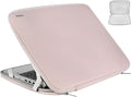 Laptop Sleeve Case 14 inch, Durable Shockproof Protective Computer Cover Flip Case Briefcase Carrying Bag Compatible with 14" HP, Lenovo, Asus, Acer, Notebook, Chromebook Computer, Pink