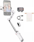 hohem Gimbal Stabilizer for Smartphone iSteady V3,Portable Phone Stabilizers with Al Tracker Detachable Remote Control Built-in Extension Rod/Tripod 3-Axis Stabilization 3-Color Fill Light