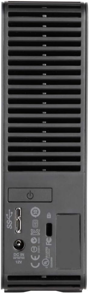 Western Digital 12TB Elements Desktop External Hard Drive, USB 3.0 drive for plug-and-play storage - WDBWLG0120HBK-WESN