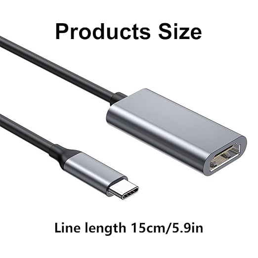 Portable USB C to 4K Adapter for Simple Displaying Extension on Monitors
