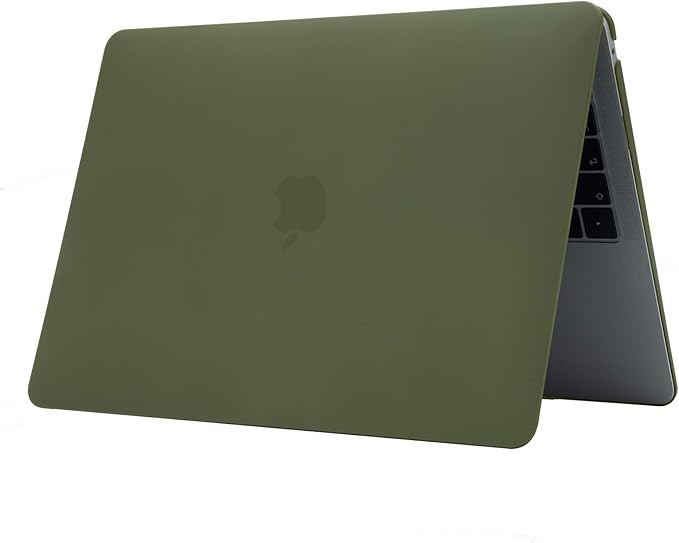 Se7enline Compatible with MacBook Pro 13 2024/2023/2022/2021/2020 Case Hard Shell Cover for Mac Pro 13.3-inch M1/M2 A2338/A2251/A2289 with Touch Bar Touch ID&Silicone Keyboard Skin, Avocado Green