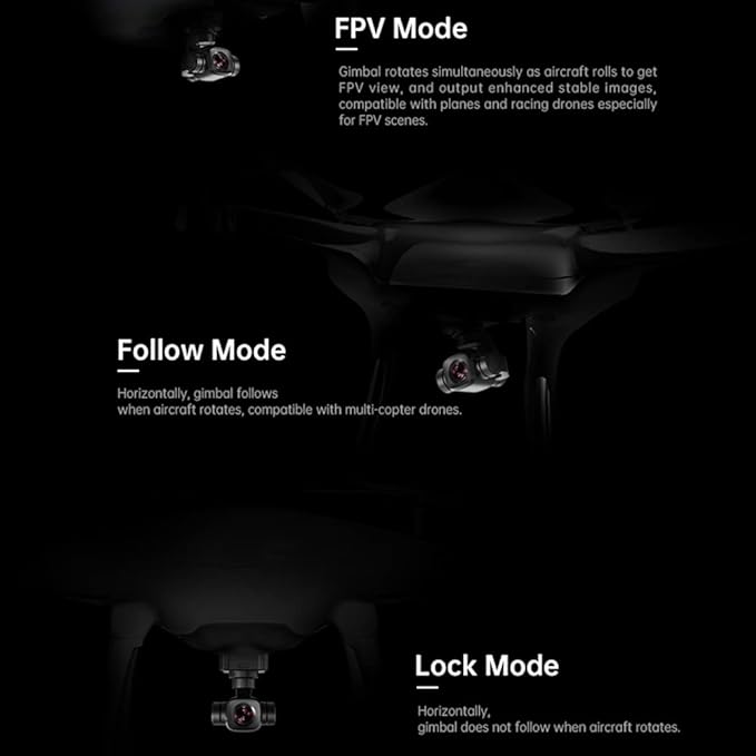 SoloGood FPV Camera SIYI A8 Mini Gimbal Camera 4K 8mp HD 6X Digital Zoom with AI Smart Identify and Tracking HDR Starlight Night Vision for UGV USV RC Plane FPV Drones Robot