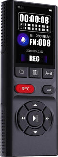 64GB Jaswill Digital Voice Recorder with Playback Long Battery 2-inch Screen MP3 Audio Recording for Meetings Lectures and Interviews Portable USB Recording Device with Voice Activation