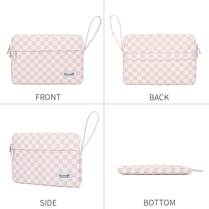 15.6-inch Notebook case, Waterproof and Shockproof Protective Computer case, can be Used to Cover Shopping cart Cases. The Notebook is Compatible with Lenovo, ASUS and HP (Neutral Checker)