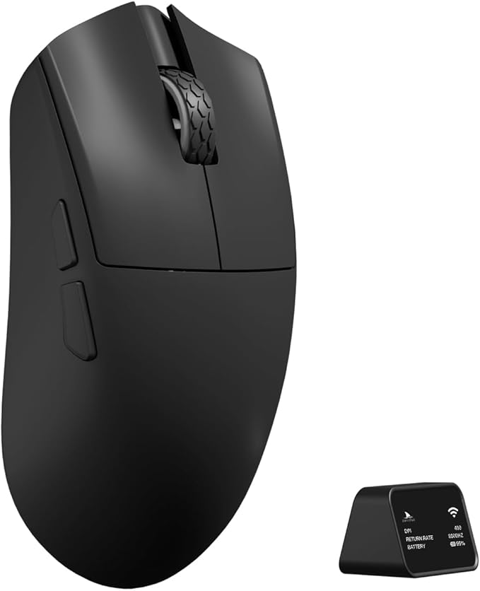 Darmoshark M3XSPRO Mini Wireless Gaming Mouse,Tri-Mode 8K/USB-C/Bluetooth,Up to 30000DPI,PAW3950 Optical Sensor Lightweight 45g,5 programmable Button,Computer Mouse for Laptop,PC,Mac-B