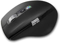 INFINMIND Wireless Bluetooth Side Scroll Mouse with Multi-Device, Ergonomic Computer Mice with Smart Flying Scroll, Quiet Click 4-Level DPI for Computer, Laptop, iPad, Tablet, MacBook (Black)