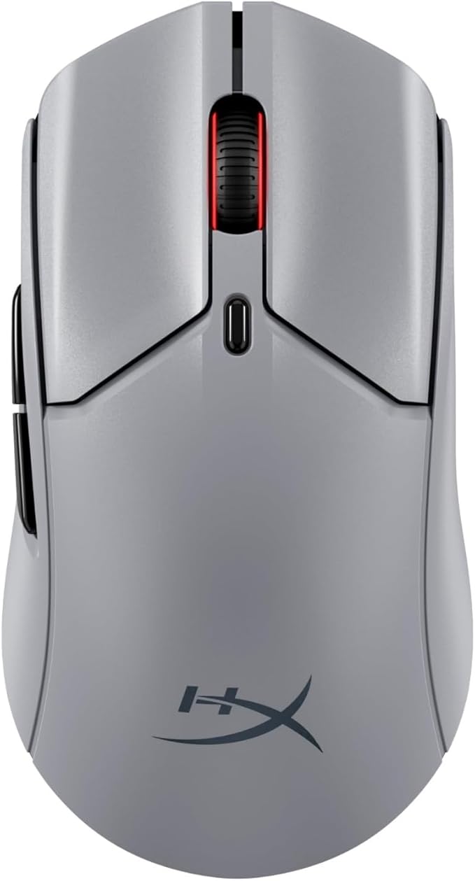 HyperX Pulsefire Haste 2 Pro 4K Wireless Gaming Mouse for PC, 4k Polling, Rechargeable 90 Hour Battery, Lightweight 61g, 26K Sensor, 2.4GHz, Bluetooth, Slate Grey