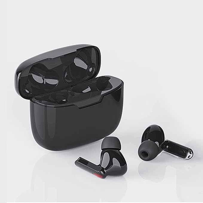 Sanpyl Y113 Bluetooth 5.3 Wireless Earbuds, 3H Playtime IPX5 Sweatproof Headphones, Comfort Fit Secure Ear Grip for Gym Running Travel, Includes 114-Language Translation Support, Black