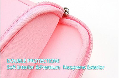 9-10 Inch Tablet Sleeve Bag, HannyBoo Protective Neoprene Zipper Case Cover for iPad 9.7 2018, iPad Pro 9.7, iPad 4/3, iPad Air 2, Surface Go, Galaxy Tab S3 9.7 inch, iPad 6th Generation - Light Blue