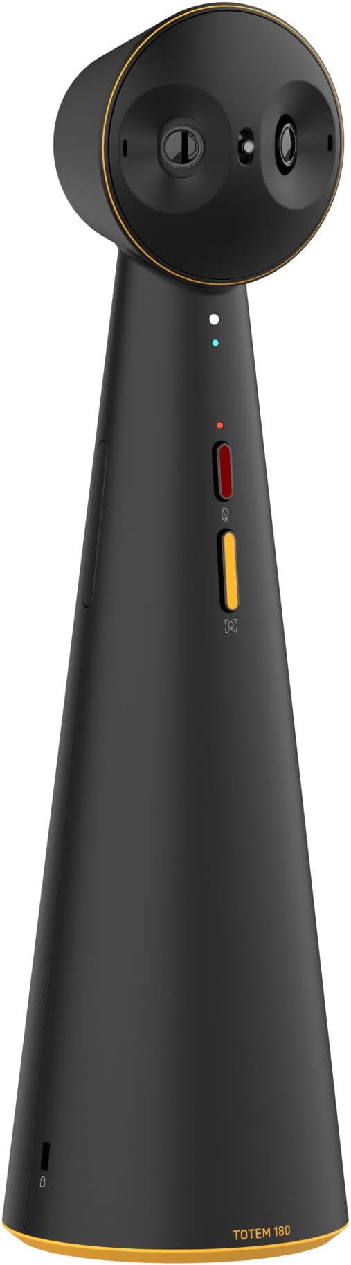 IPEVO Totem 180 4K Panoramic Video Conference Camera w/ 180° & 120° View, Premium Webcam, Full Room Coverage, AI Auto Framing, Noise Reduction Mics, Plug-and-Play USB-C, Remote Hybrid Learning