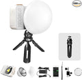 ZC-100BI 100W COB Video Light with Bowens Mount,10000Lux/m 2700K-7500K Bi-Color Camera Light with 10 Scenario Simulations Control Continuous Lighting for Photography (ZC-60C+ kit)